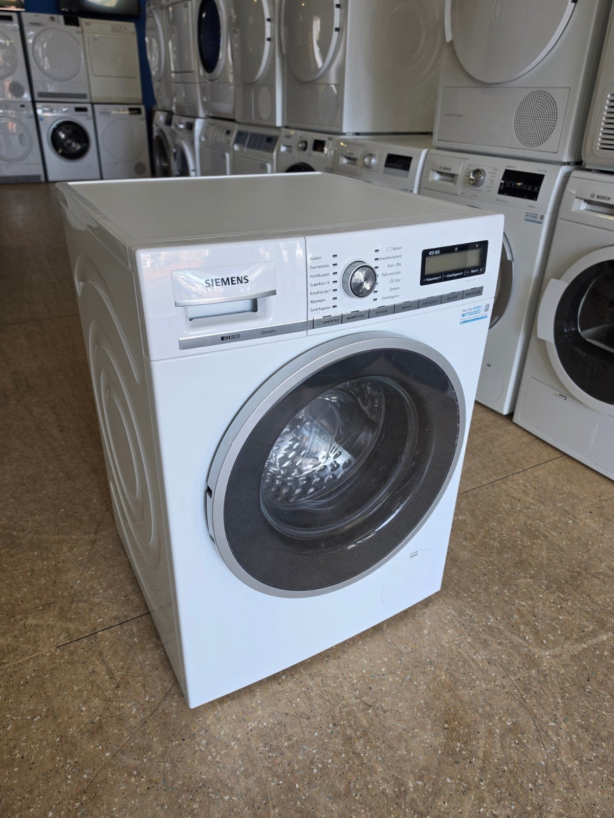 Siemens IQ 800 wasmachine | 9 kilo | A+++ | Gratis thuis 🚚✅, Witgoed en Apparatuur, Jirnsum, 8 tot 10 kg, Energieklasse A of zuiniger