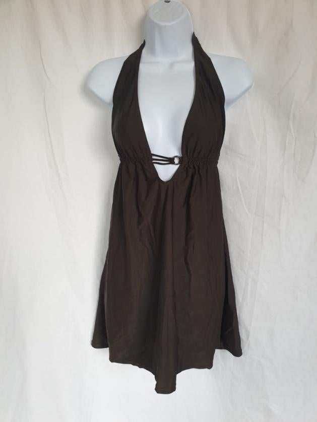 Leuke bruine zwemjurk mt 42 merk Lentiggini, Kleding | Dames, Badmode en Zwemkleding, Bruin, ., Badpak, Ophalen of Verzenden