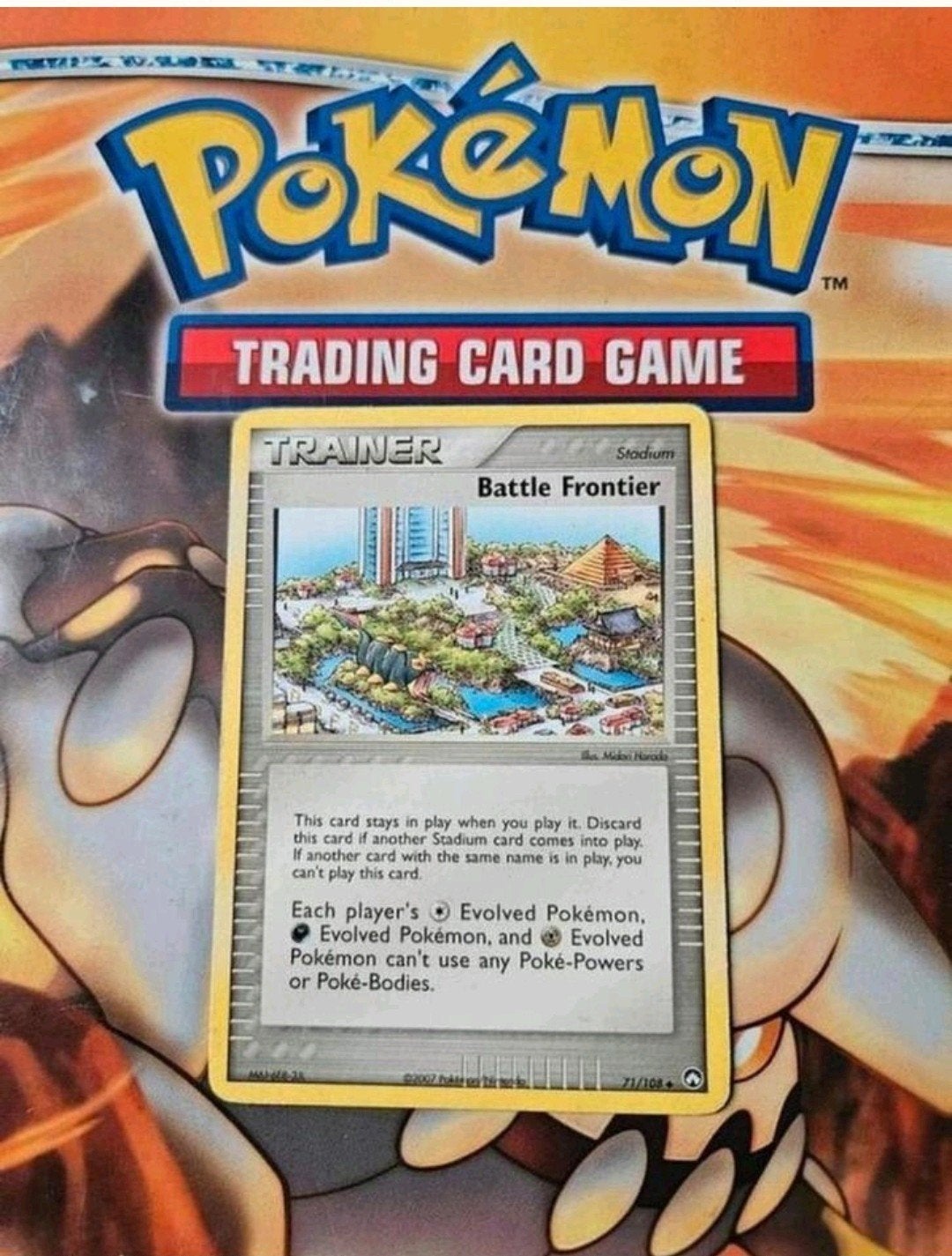 Battle Frontier 71/108 Ex Power Keepers pokemon kaart, Ophalen of Verzenden, Gebruikt, Losse kaart