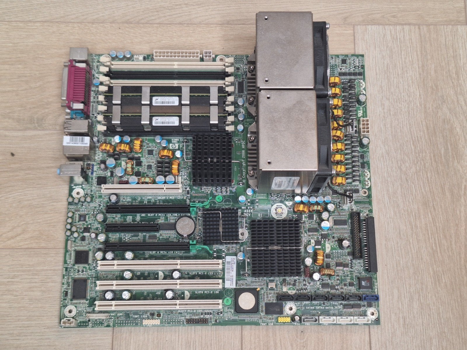 HP Moederbord Server met 2x Intel Xeon Processor, Ophalen of Verzenden