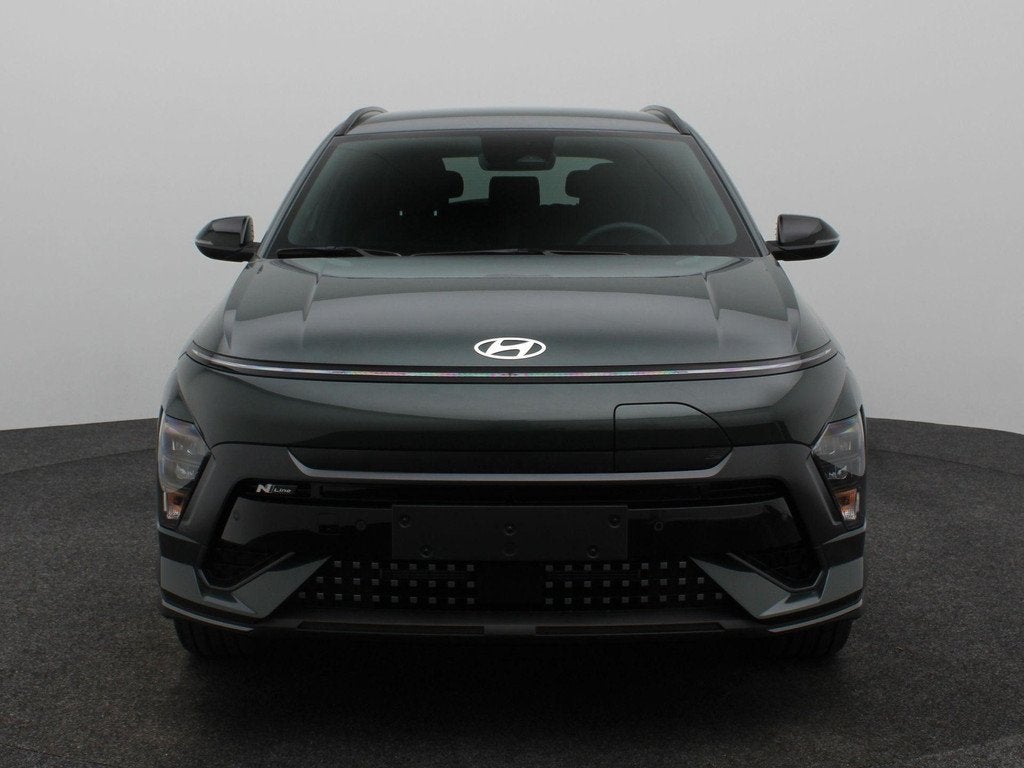 Hyundai Kona Electric N Line Business 64.8 kWh | Warmtepomp, Stof, Zwart, Met garantie (alle), Nieuw