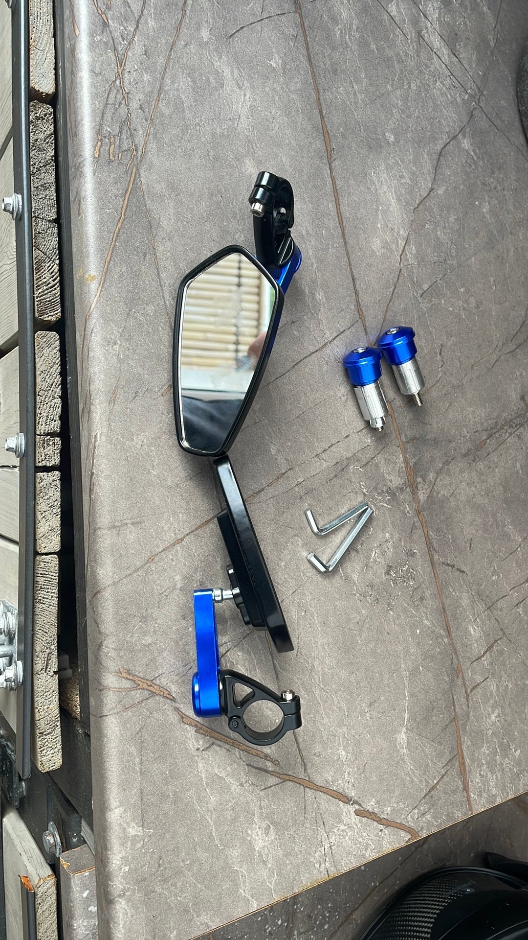 Vespa en zip bar end spiegels, Fietsen en Brommers, Brommeronderdelen | Scooters, Ophalen, Nieuw, Overige typen, Vespa