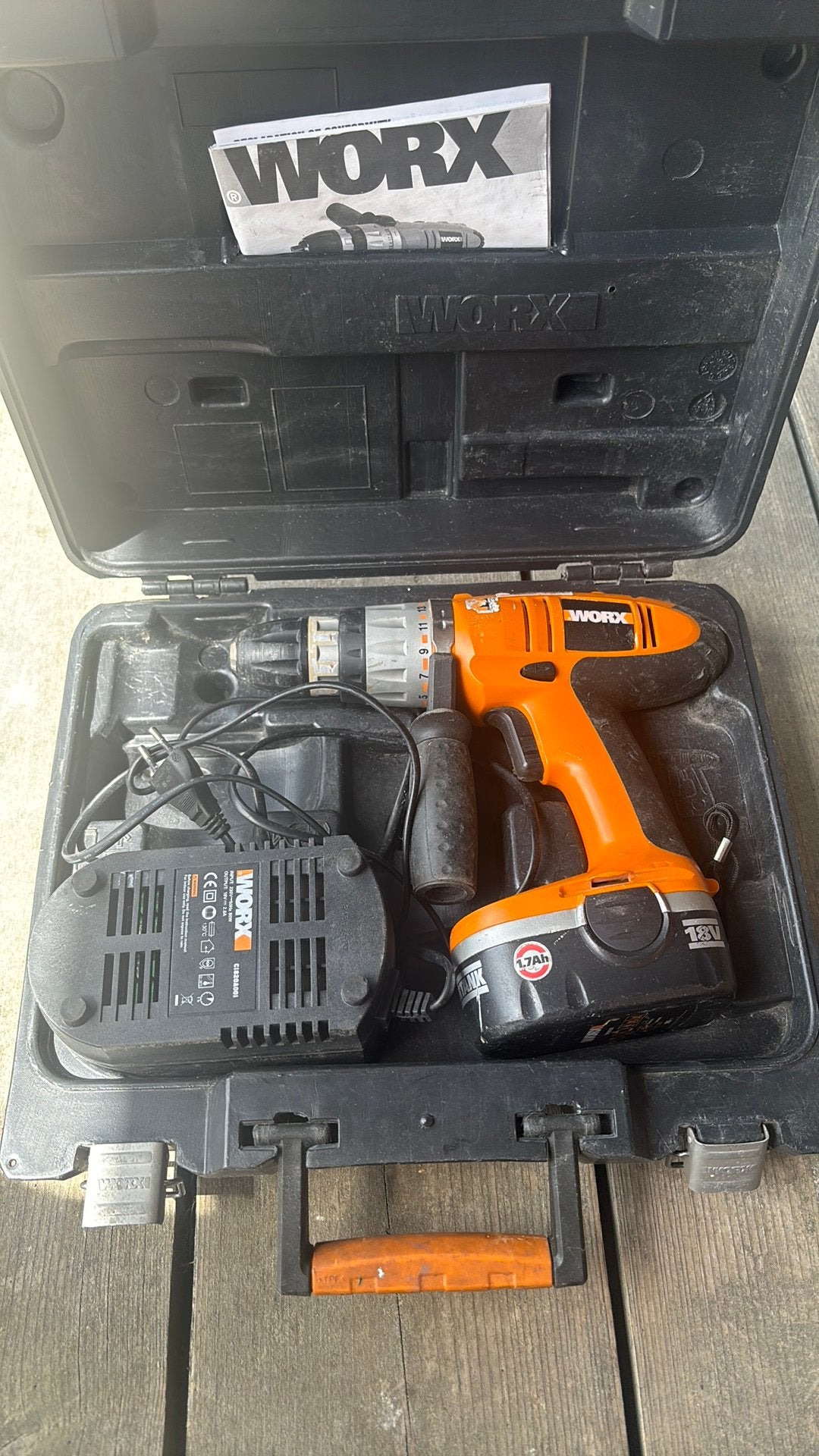 Accu boor schroefmachine., Doe-het-zelf en Verbouw, Gereedschap | Boormachines, Ophalen of Verzenden, Gebruikt, Minder dan 400 watt