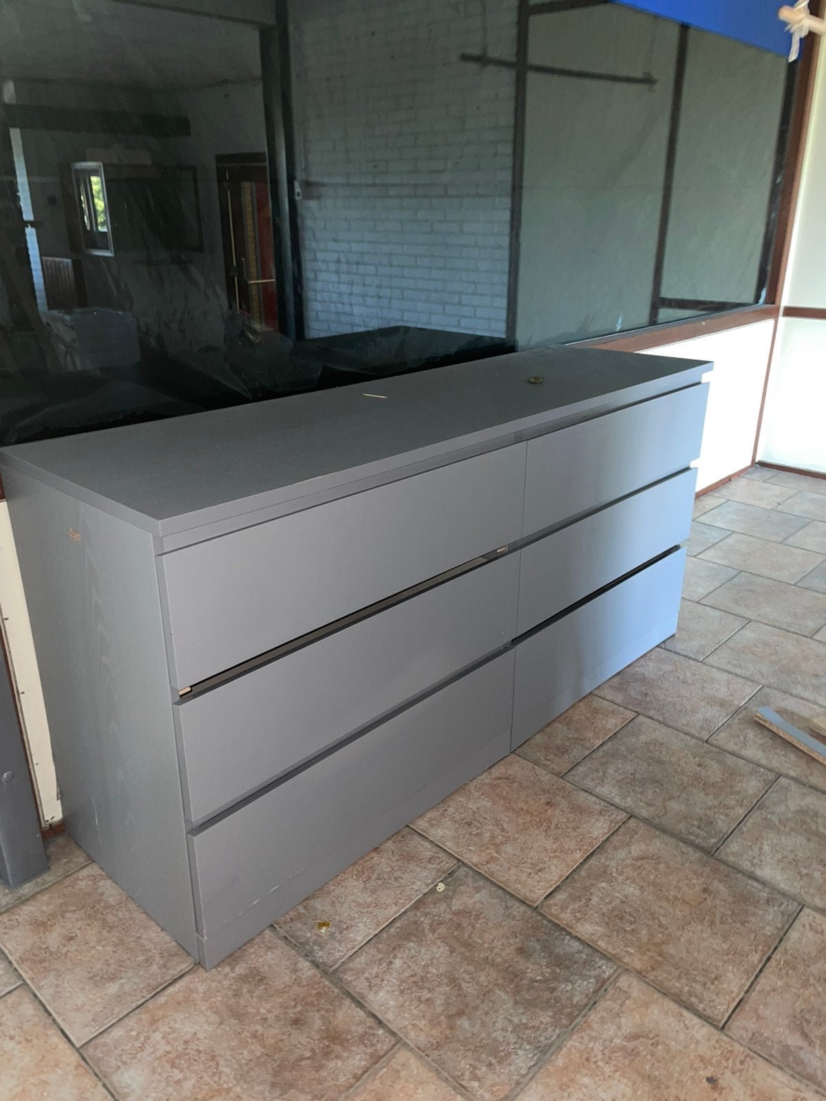 Ikea kast grijs, Ophalen, 50 tot 100 cm, Zo goed als nieuw, Minder dan 100 cm