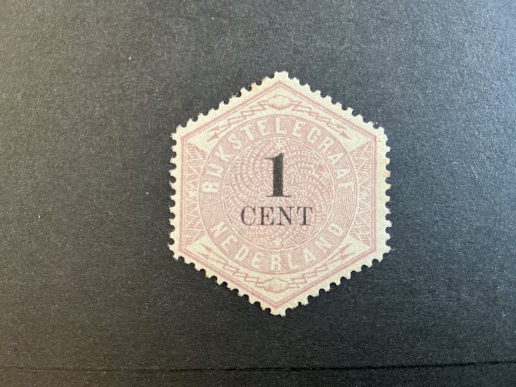 Telegram nr. 1  ongebruikt, Verzenden, T/m 1940, Postfris