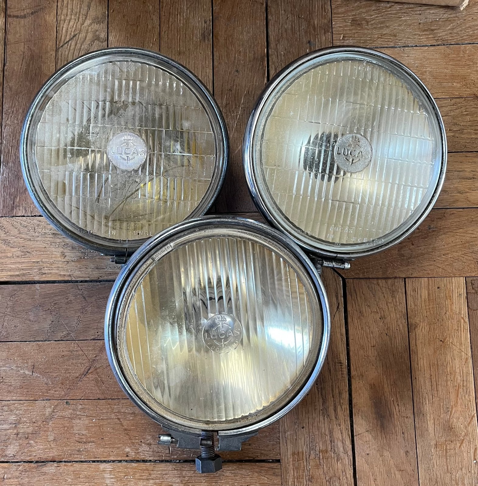 Oldtimer LUCAS schijnwerpers/mistlampen, Ophalen of Verzenden, Gebruikt