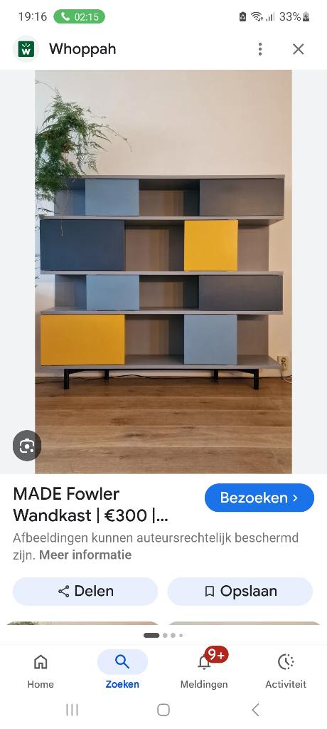Wandkast, Ophalen, Overige materialen, 150 tot 200 cm, Zo goed als nieuw