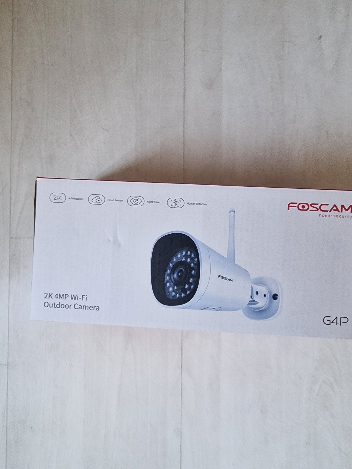 Foscam G4P 2K 4MP Wi-Fi Buitencamera Nieuw in Doos, Ophalen of Verzenden, Nieuw, Buitencamera
