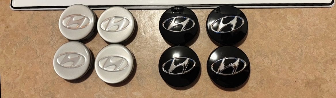 Hyundai Naafdoppen - Wieldoppen 60mm, Auto diversen, Wieldoppen, Ophalen of Verzenden, Nieuw