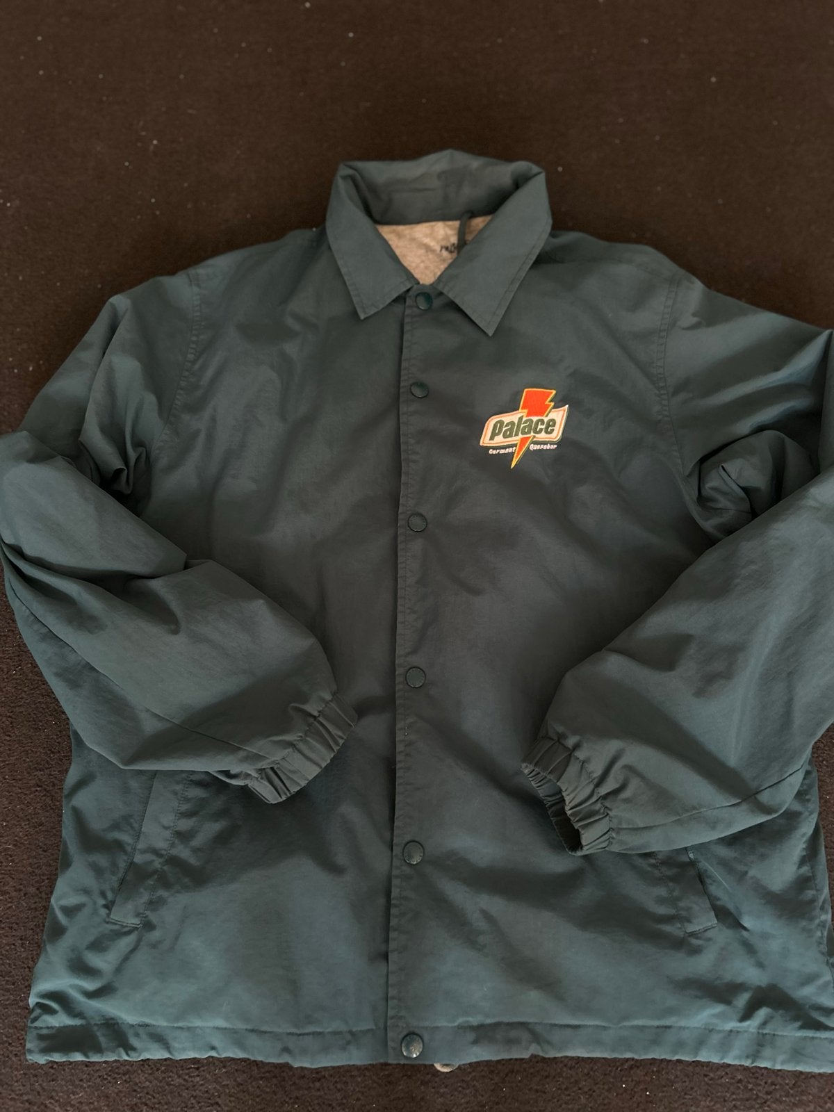Palace Sugar Coach Jacket Dark Green SS21, Ophalen, Gedragen, Maat 48/50 (M), Groen