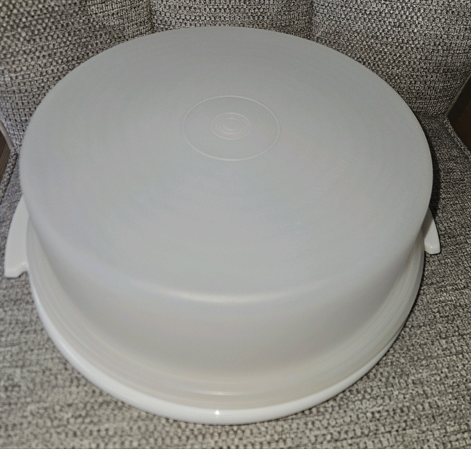 Tupperware taartdoos/taartschep, Huis en Inrichting, Gebruikt, Wit, Overige typen, Ophalen of Verzenden