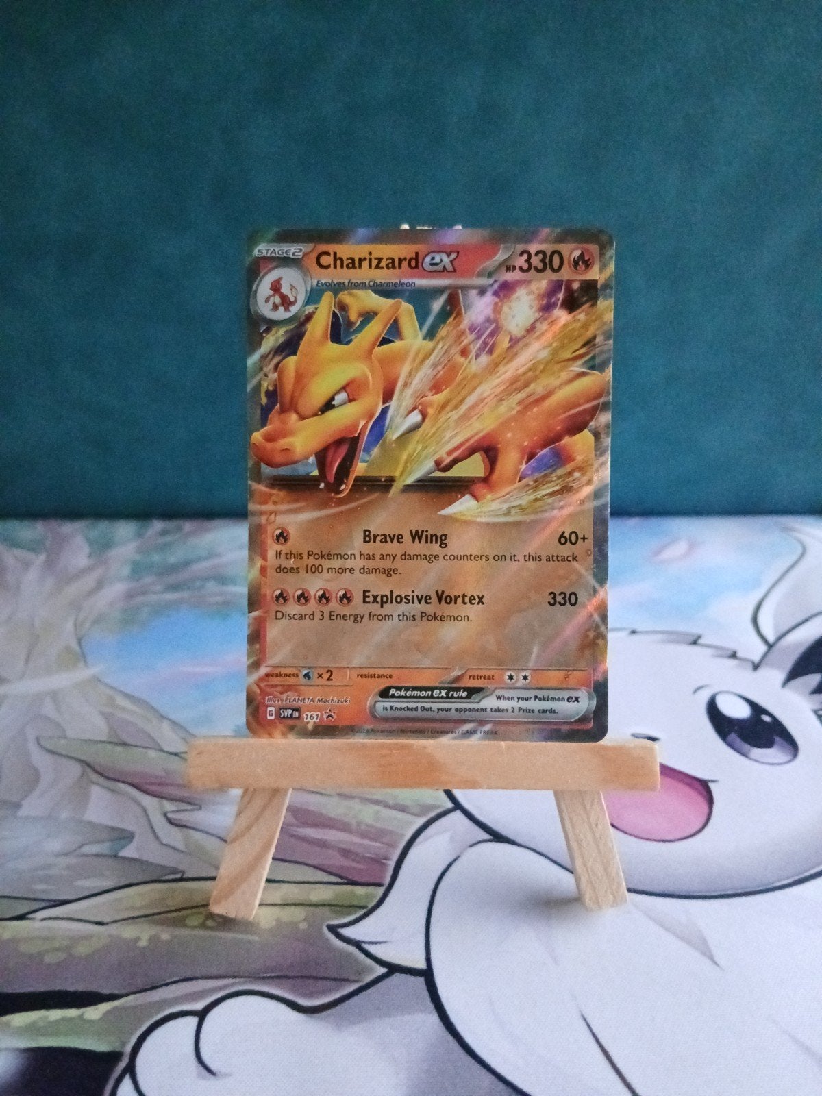 Charizard Ex #161 Scarlet & Violet Promo, Verzenden, Nieuw, Losse kaart, Foil