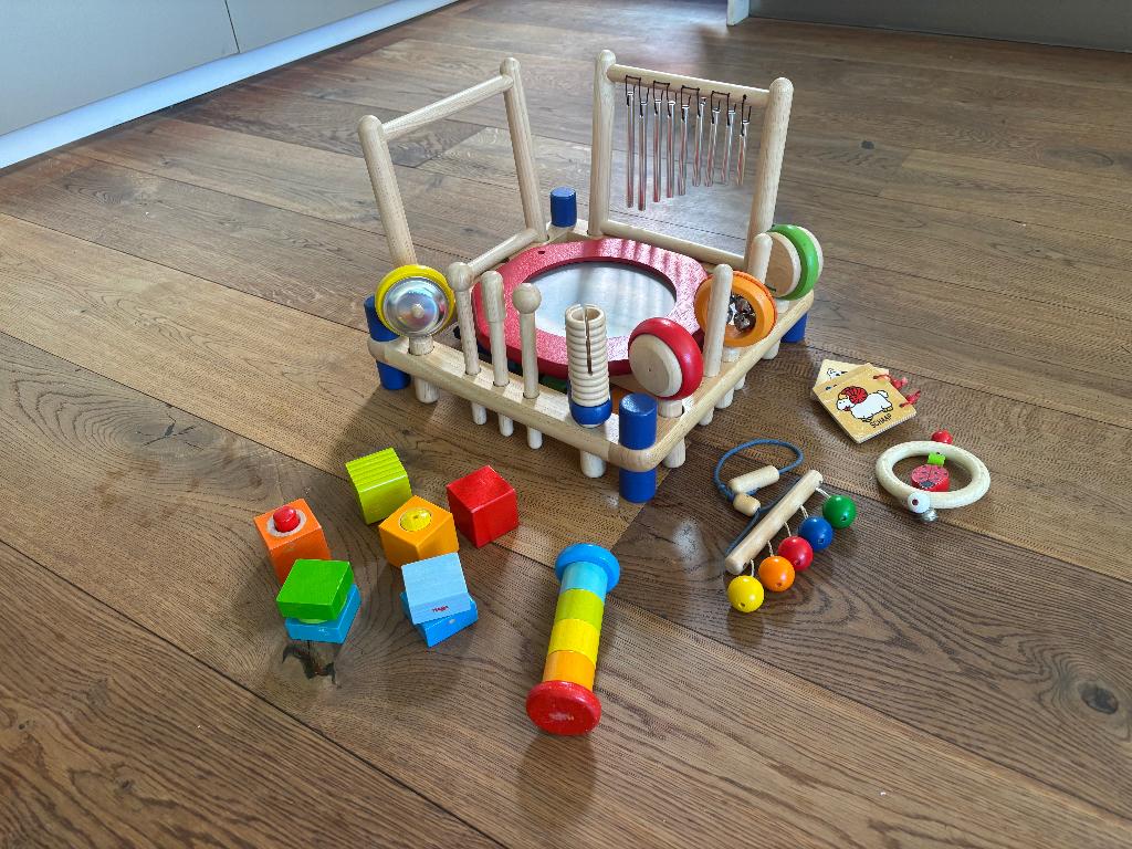 Muzieksets van I'm Toy & HABA - hout - in zeer goede staat, Kinderen en Baby's, Speelgoed | Houten speelgoed, Ophalen, Zo goed als nieuw