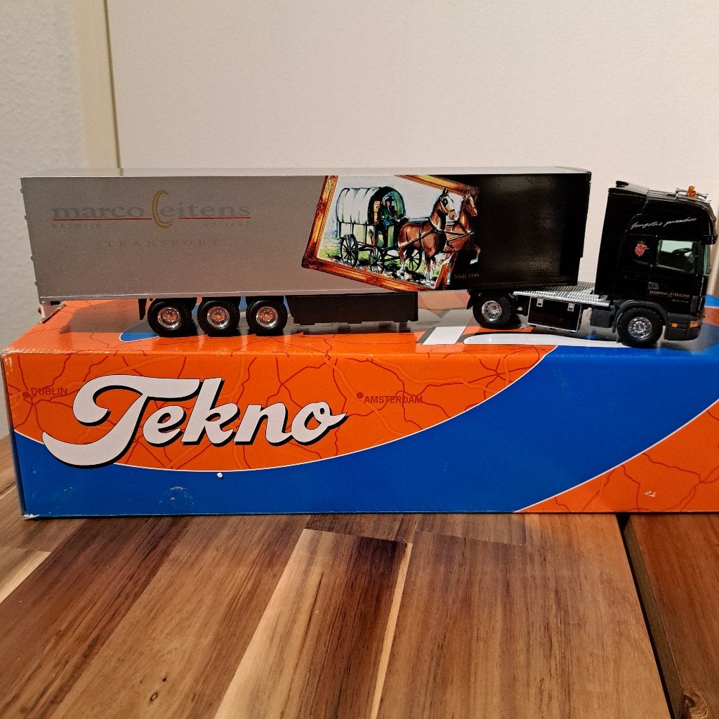 MARCO EITENS KATWIJK SCANIA KOELER CBNATIE FRAAI GEDECOREERD, Verzenden, Nieuw, Bus of Vrachtwagen, Tekno