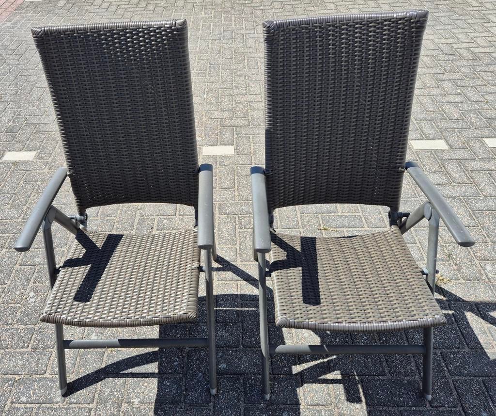 2 P&R Design tuinstoelen, Tuin en Terras, Tuinstoelen, Ophalen, Gebruikt, Kunststof