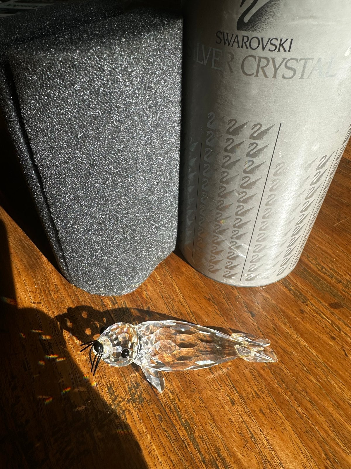 Swarovski kristallen zeehond - Zo goed als nieuw, Ophalen, Zo goed als nieuw, Figuurtje