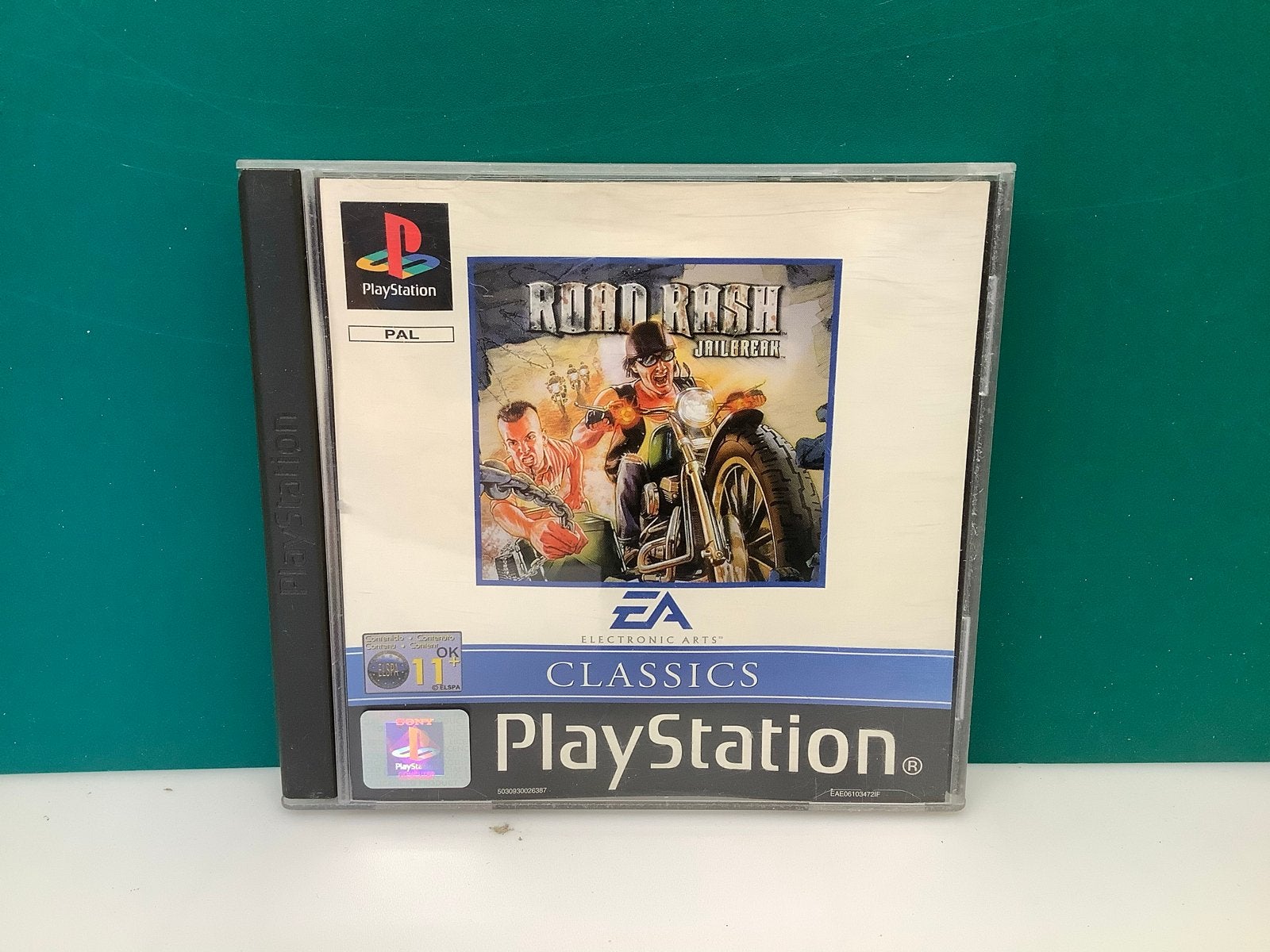 Road Rash Jailbreak - PlayStation 1 (PS1) Klassieker, Gebruikt, Racen en Vliegen, 2 spelers, Eén computer