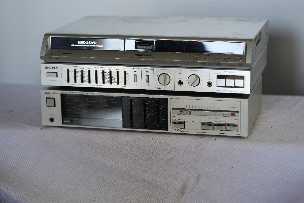 Technics Versterker, Sony Equalizer & Panasonic Recorder, Ophalen, Gebruikt, Overige merken