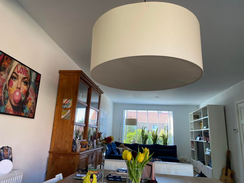 Round Boon hanglamp van Moooi, Huis en Inrichting, Lampen | Hanglampen, Ophalen of Verzenden, Gebruikt, Stof