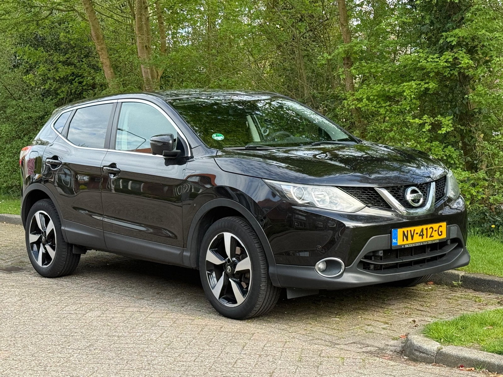 Nissan Qashqai 1.2 Dig-t 85KW 2WD 2017 Zwart, Auto's, Nissan, Voorwielaandrijving, 4 cilinders, Zwart, Origineel Nederlands