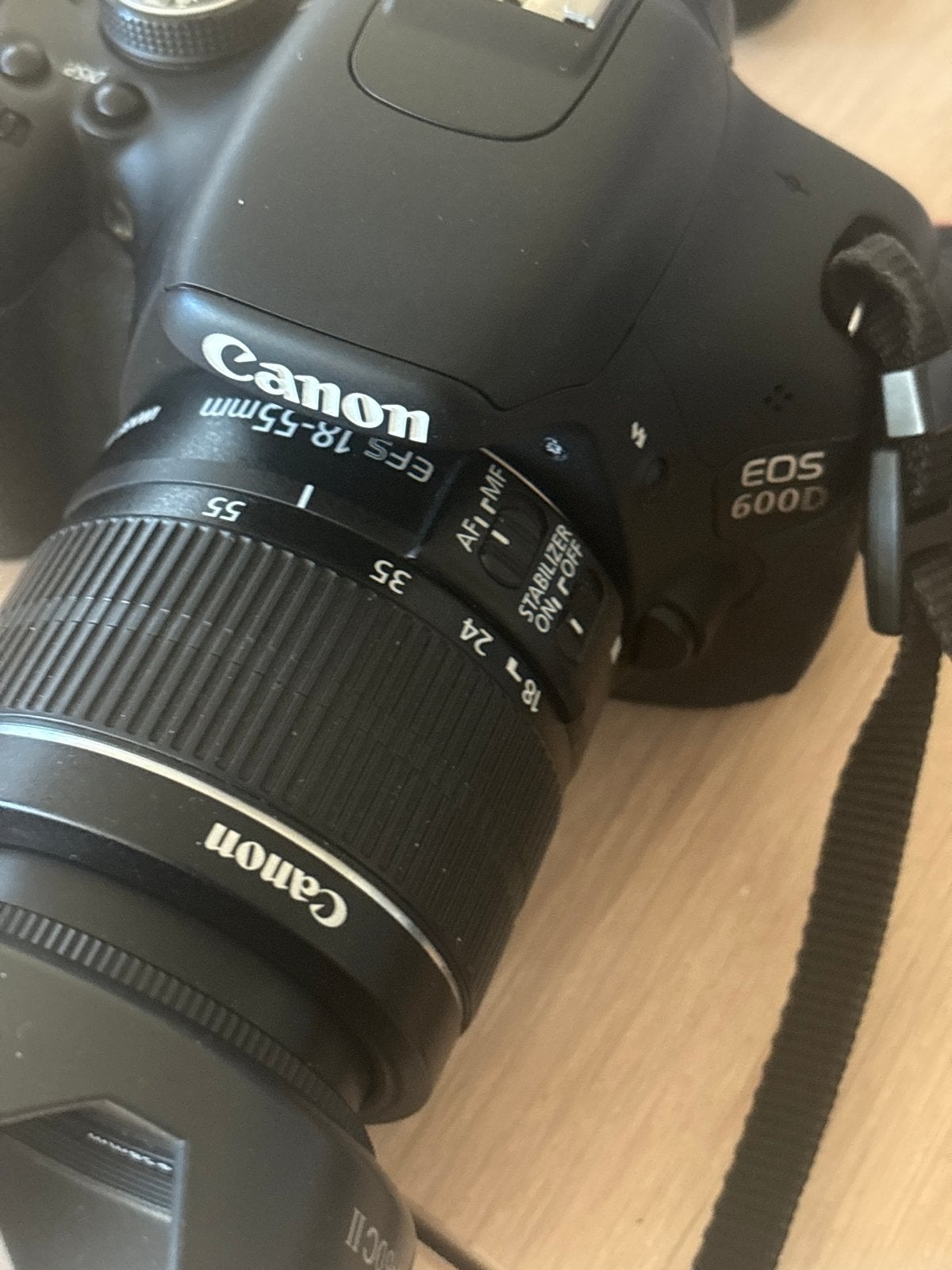 Canon EOS 600D Spiegelreflexcamera met lens en extra's, Audio, Tv en Foto, Fotocamera's Digitaal, Ophalen, Gebruikt, Spiegelreflex