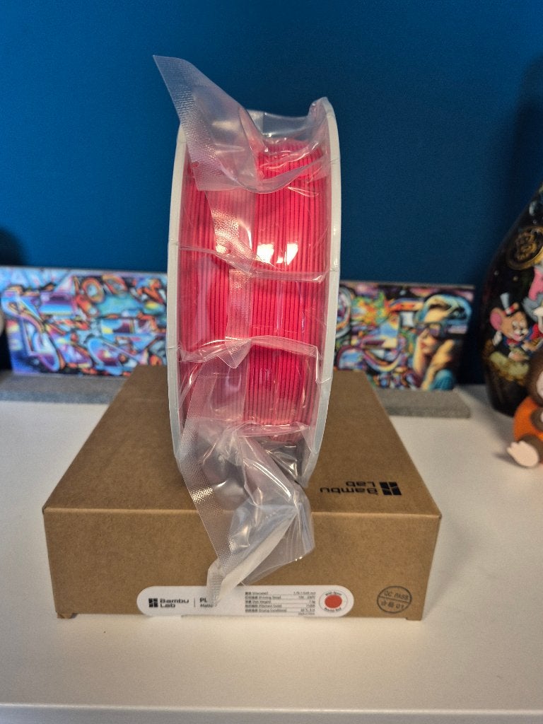 Bambu Lab PLA Matte Filament – Rood / Scarlet Red – Nieuw, Ophalen of Verzenden, Nieuw, Filamentrollen