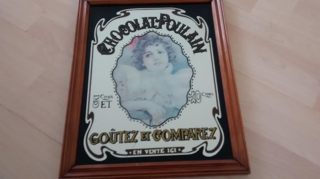 Te koop: reclamespiegel choco melk, Ophalen