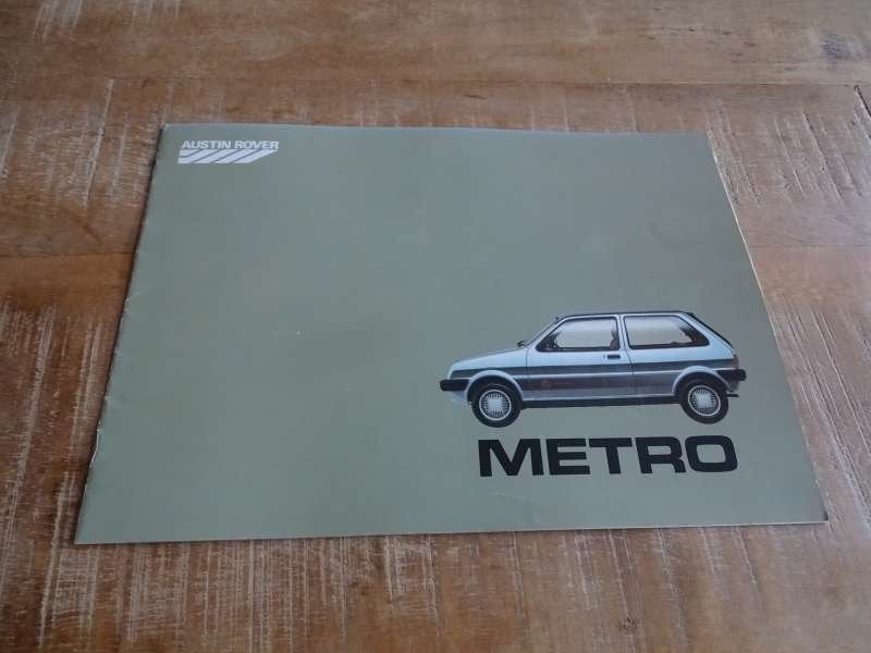 Austin Metro - Folder Brochure - Nederlands - Druk 1985, Verzenden, Gelezen, Overige merken
