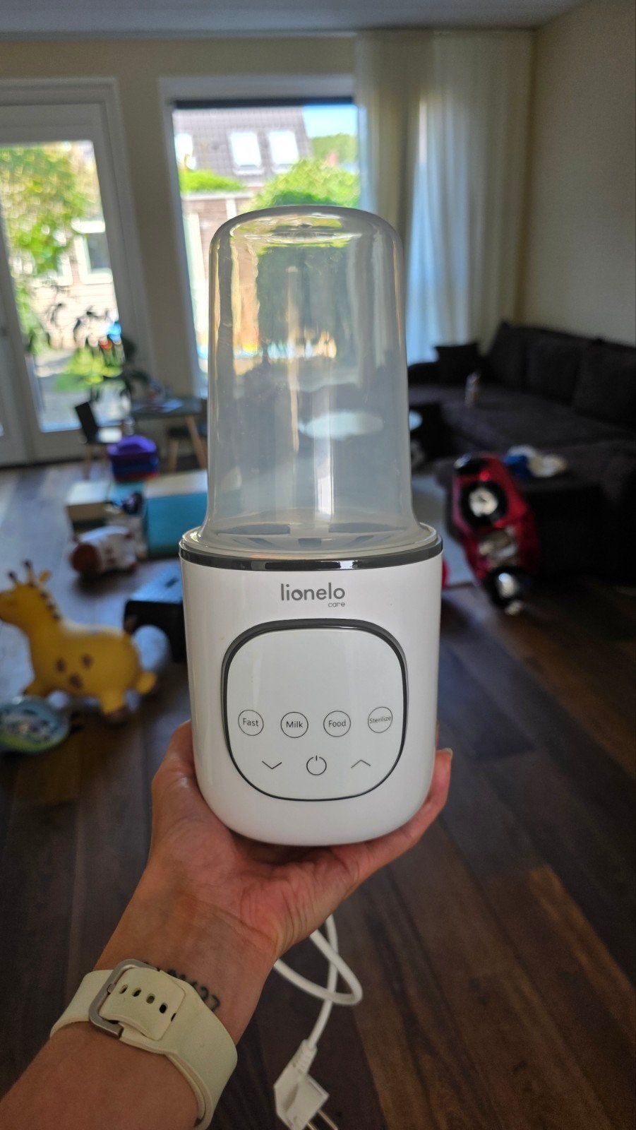 Lionelo Milk Warmer - Zo goed als nieuw, Ophalen, Zo goed als nieuw, Flessen- of potjesverwarmer, Overige merken