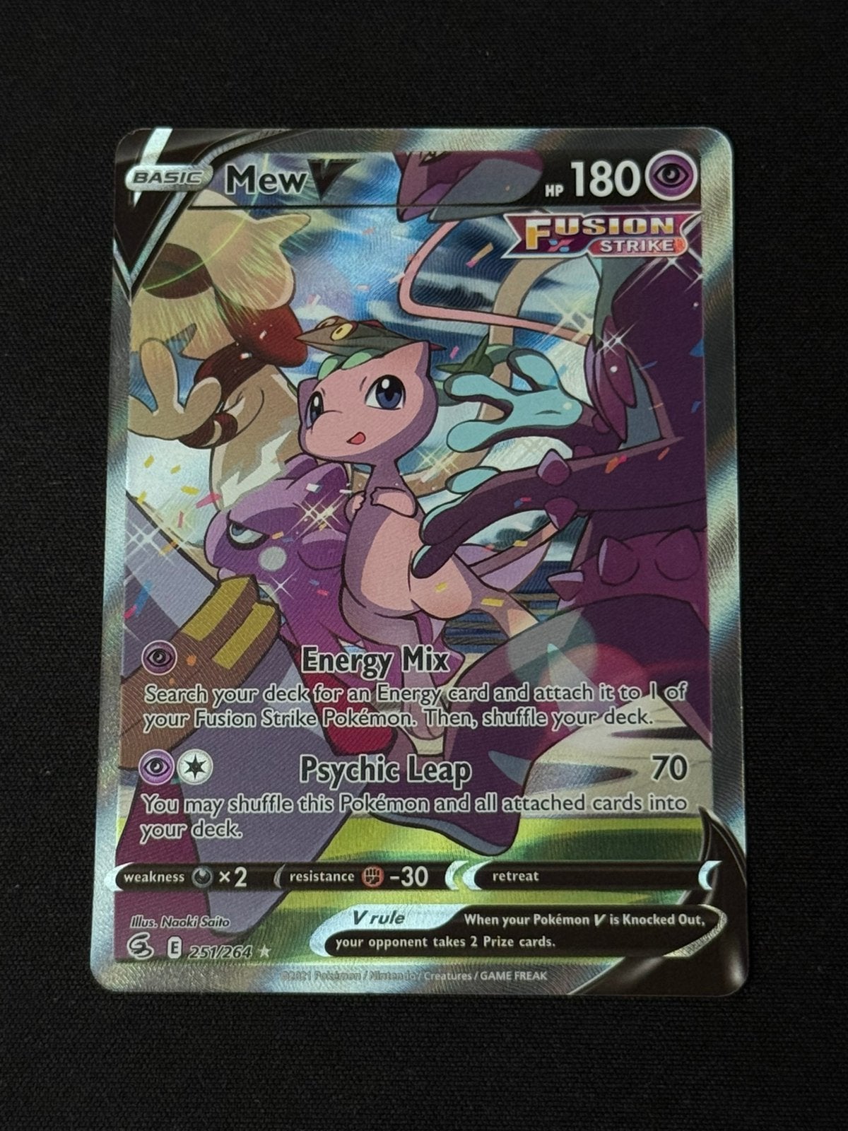 Mew V 251 Fusion Strike, Ophalen of Verzenden, Zo goed als nieuw, Losse kaart