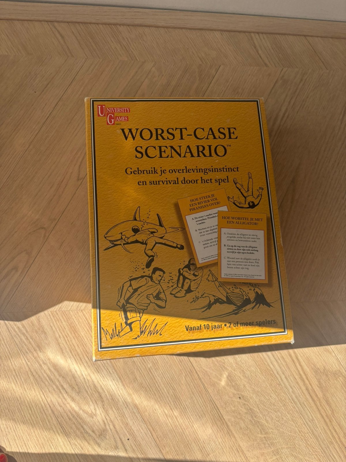 Spelletje worst case scenerio, Ophalen, Zo goed als nieuw, Overige formaten