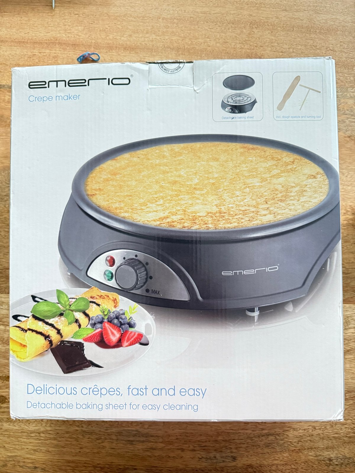 Emerio Crêpe Maker - Nieuw in doos, Ophalen of Verzenden, Nieuw
