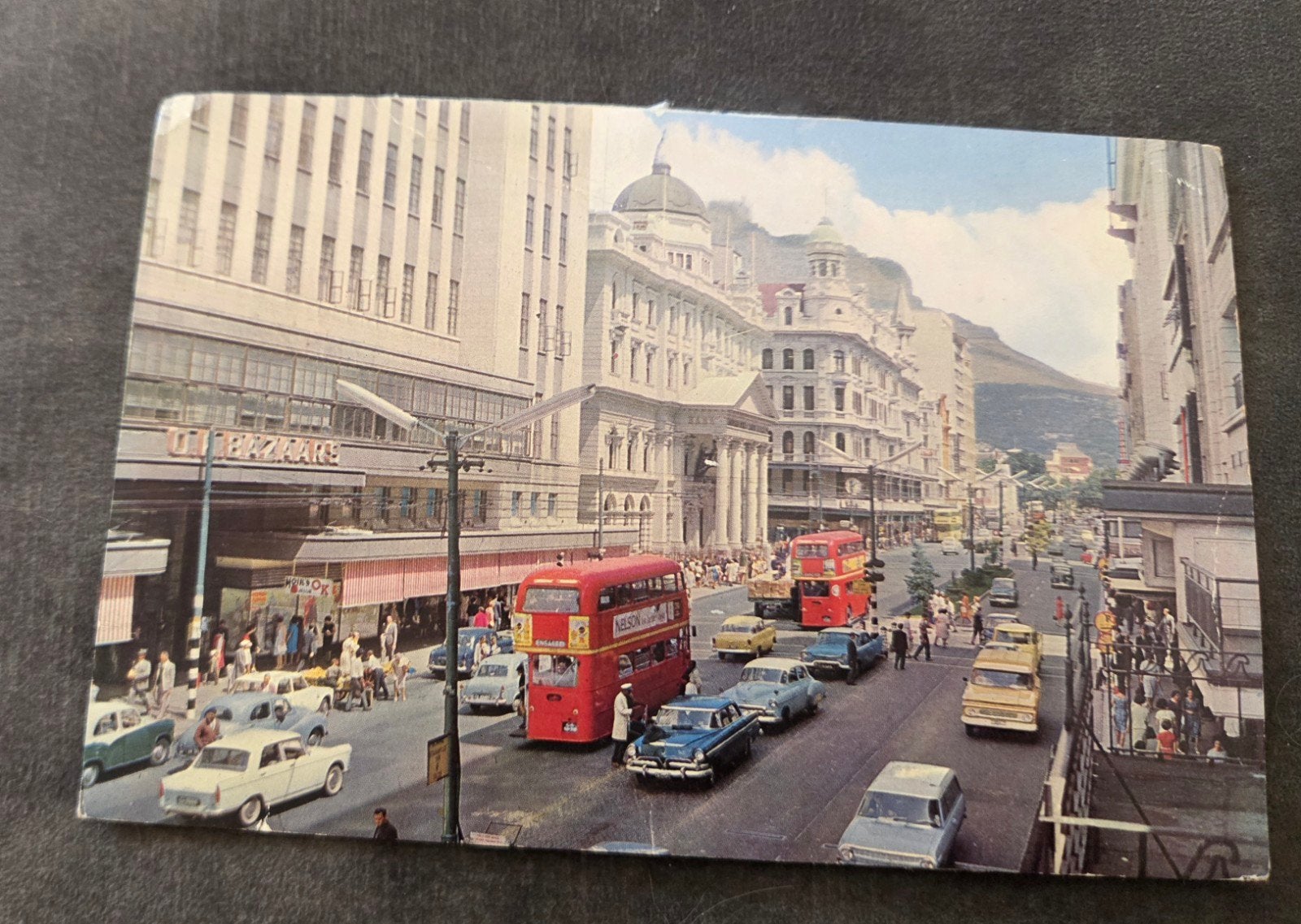 Kaapstad 1963 - Adderley Street, Verzenden, 1960 tot 1980, Ongelopen, Buiten Europa