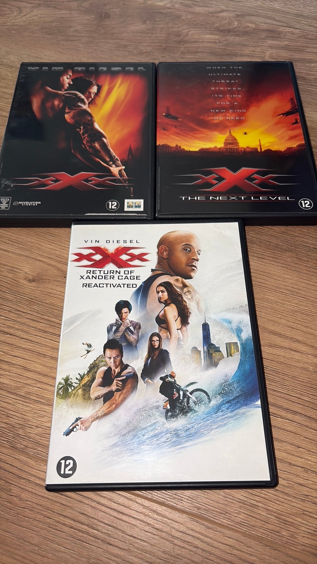 xXx / Triple Z deel 1, 2 en 3 met Vin Diesel en Ice Cube., Vanaf 16 jaar, Ophalen of Verzenden, Zo goed als nieuw