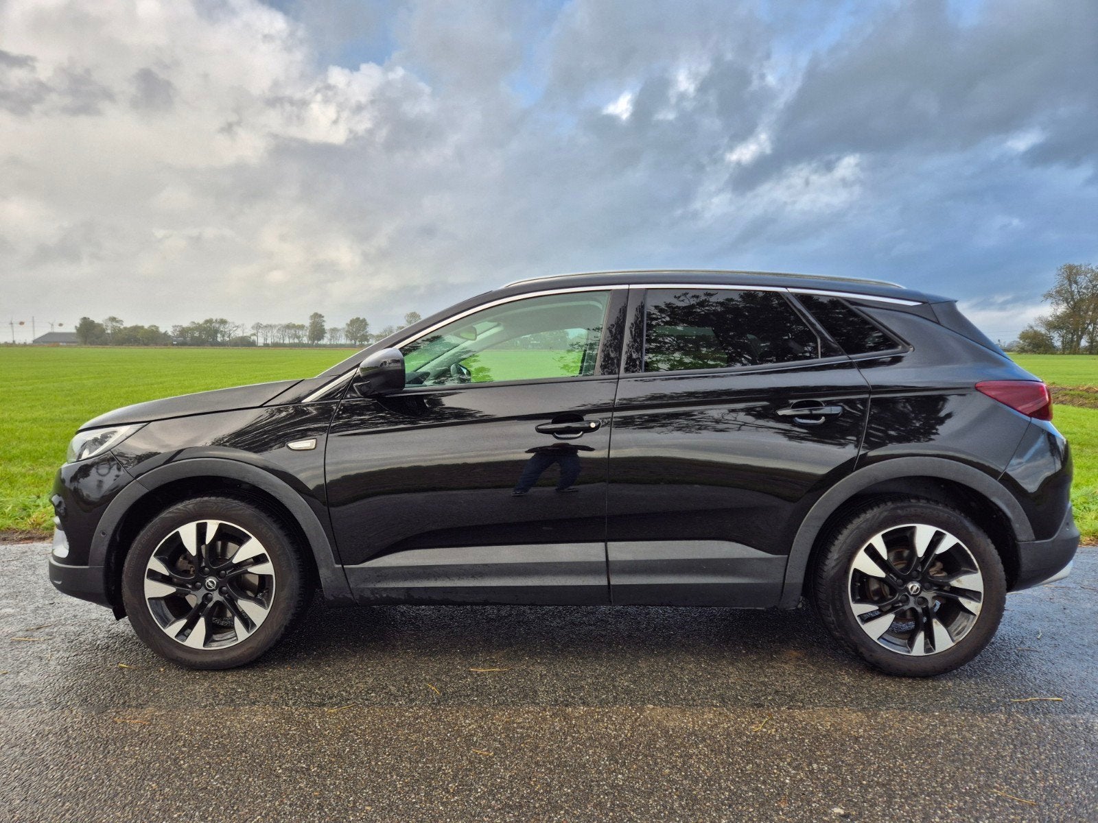 Opel Grandland X 1.2 Turbo 130pk S&S Aut 2020 Zwart, Auto's, 15 km/l, 1199 cc, Zwart, 3 cilinders