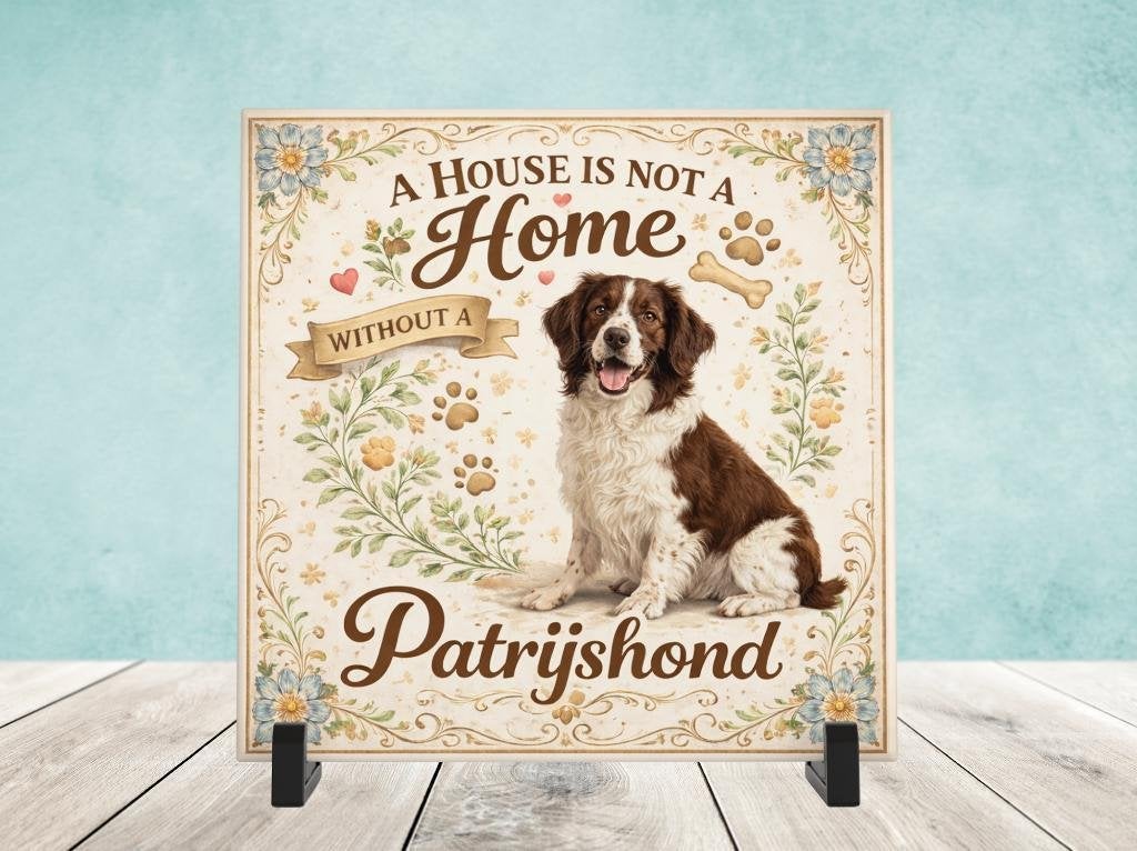 A House is not a Home Without a Patrijshond - Tegel, Verzenden, Nieuw