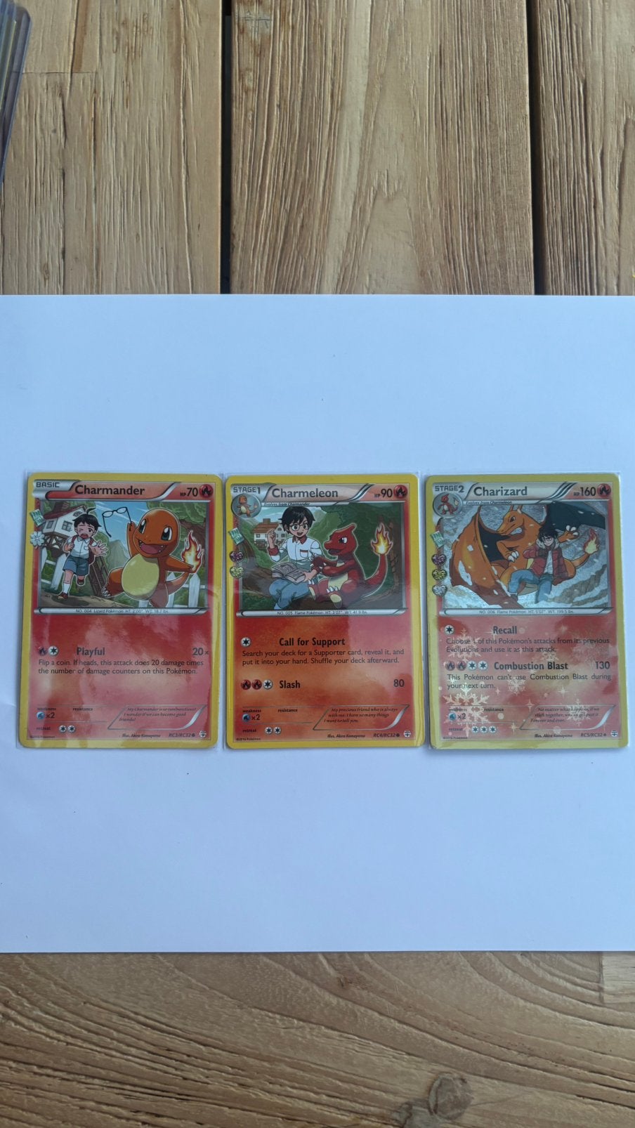 Charizard RC5/RC32, Charmeleon RC4/RC32, Charmander RC3/RC32, Ophalen of Verzenden