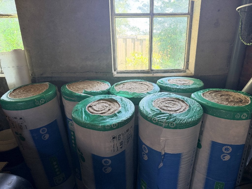 Knauf glaswol 170 mm, Ophalen, Dakisolatie, 12 cm of meer, Nieuw