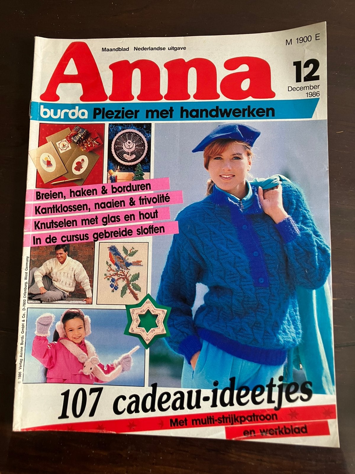 Anna, handwerken, jaren 80., Ophalen of Verzenden, Gebruikt, Patroon of Boek