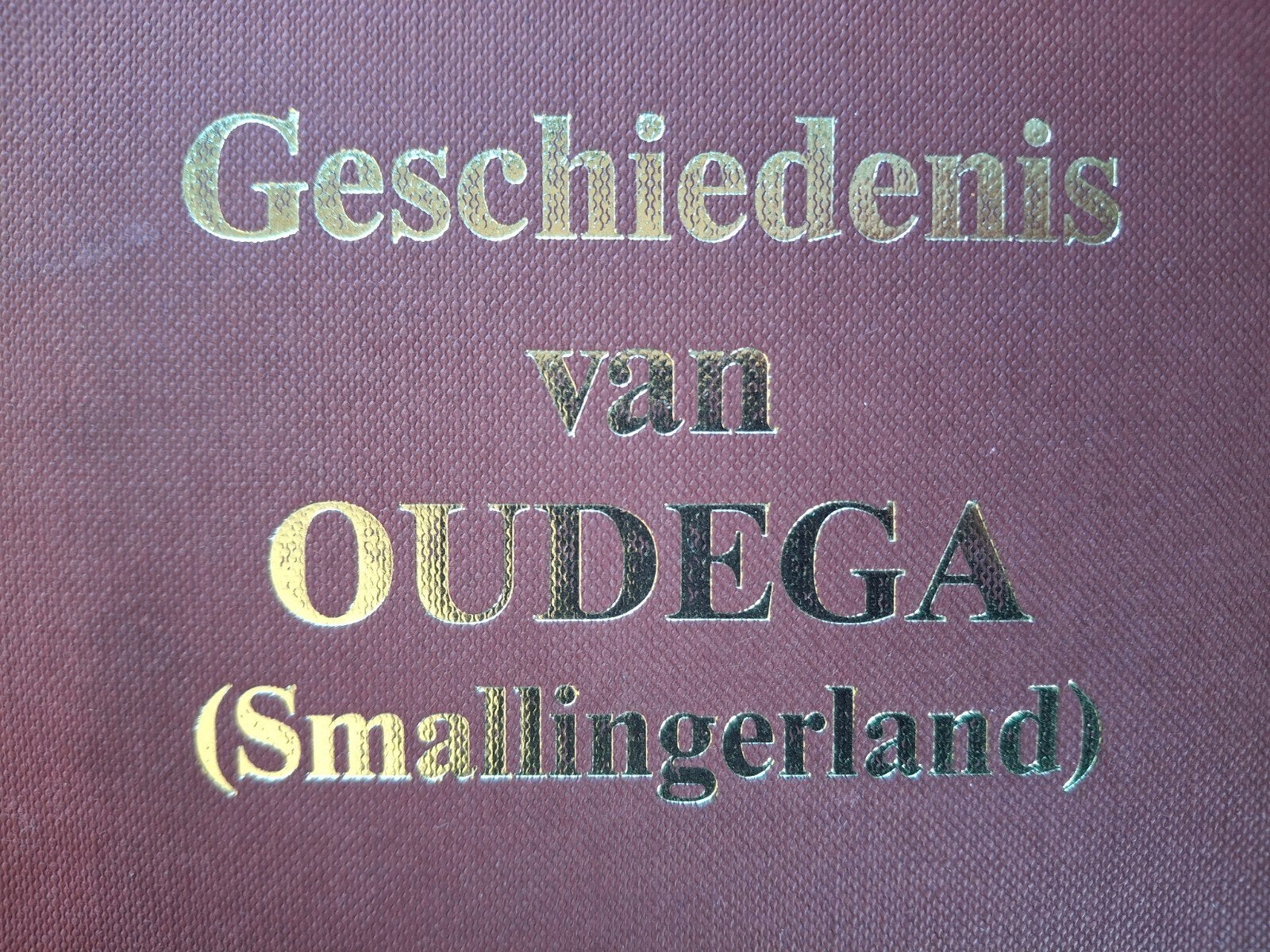 Geschiedenis van Oudega Smallingerland zuivel genealogie, Ophalen of Verzenden, Zo goed als nieuw