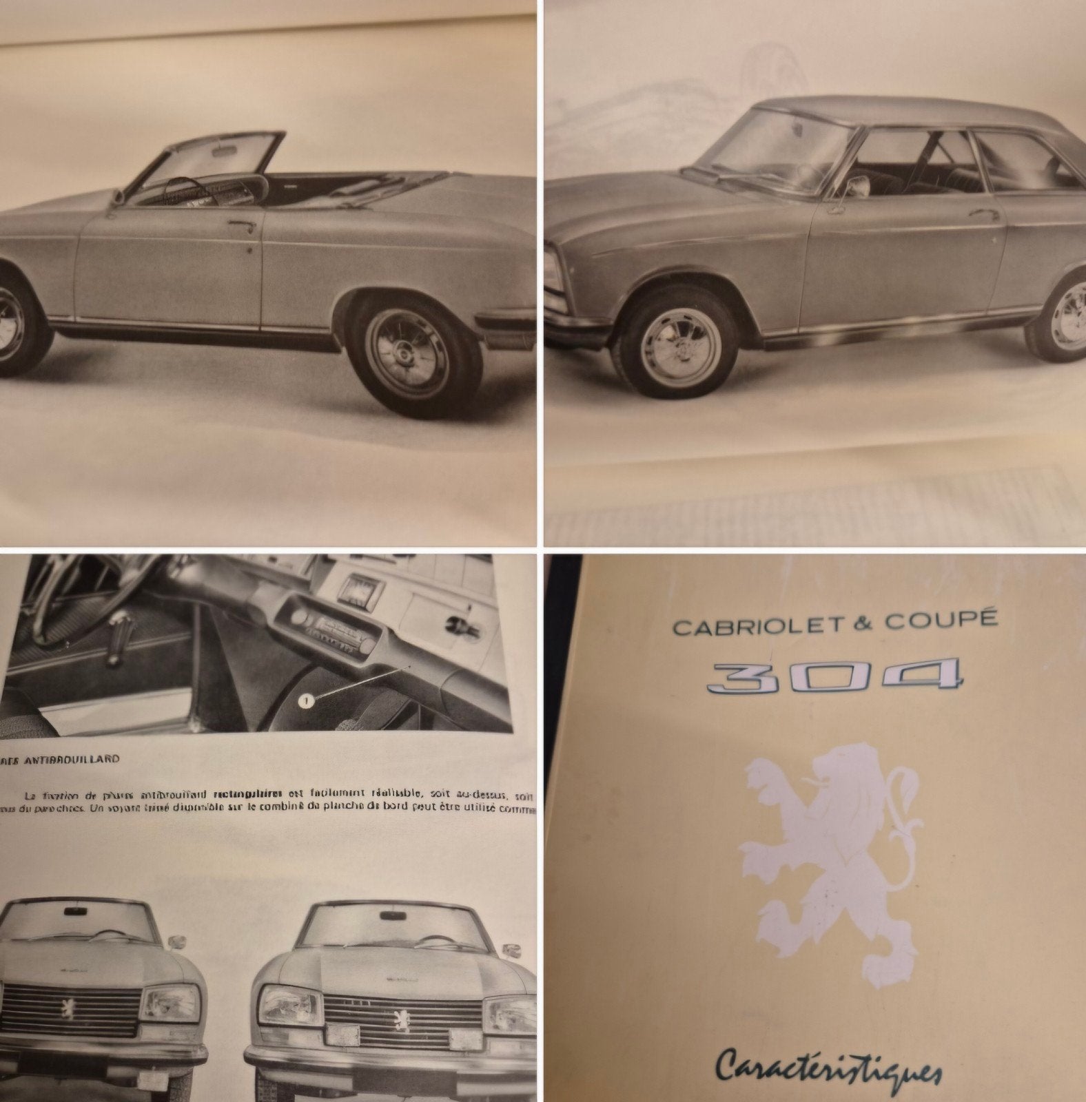 interne dealer Peugeot 304 cabrio coupé dikke info izgst, Ophalen of Verzenden, Zo goed als nieuw, Peugeot