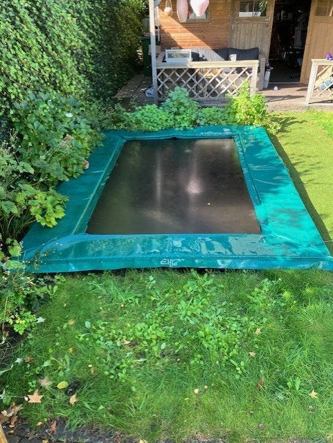 trampoline Elfje 330x250cm GRATIS af te halen, Ophalen, Gebruikt