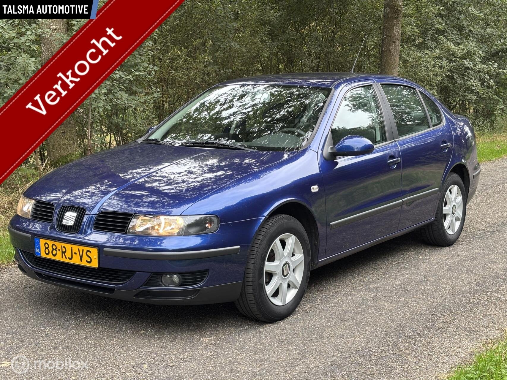 Seat Toledo 1.6-16V Spirit|Airco|5DRS|NAP|LM|, Voorwielaandrijving, Gebruikt, 4 cilinders, Blauw