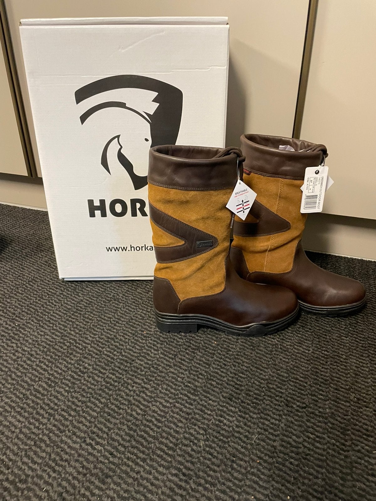 Nieuwe Horka outdoor boots, maat 36/37, Bruin, Boots, Nieuw, Ophalen of Verzenden