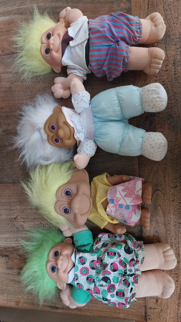 Grote collectie Trollenpoppen - Vintage en Nieuw, Ophalen of Verzenden, Gebruikt, Overige typen