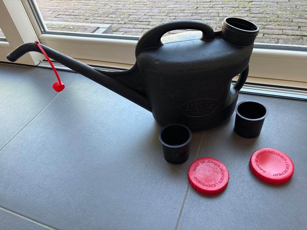 EDA Gieter voor vullen van watertank caravan of camper, Caravans en Kamperen, Kampeeraccessoires, Ophalen of Verzenden, Zo goed als nieuw