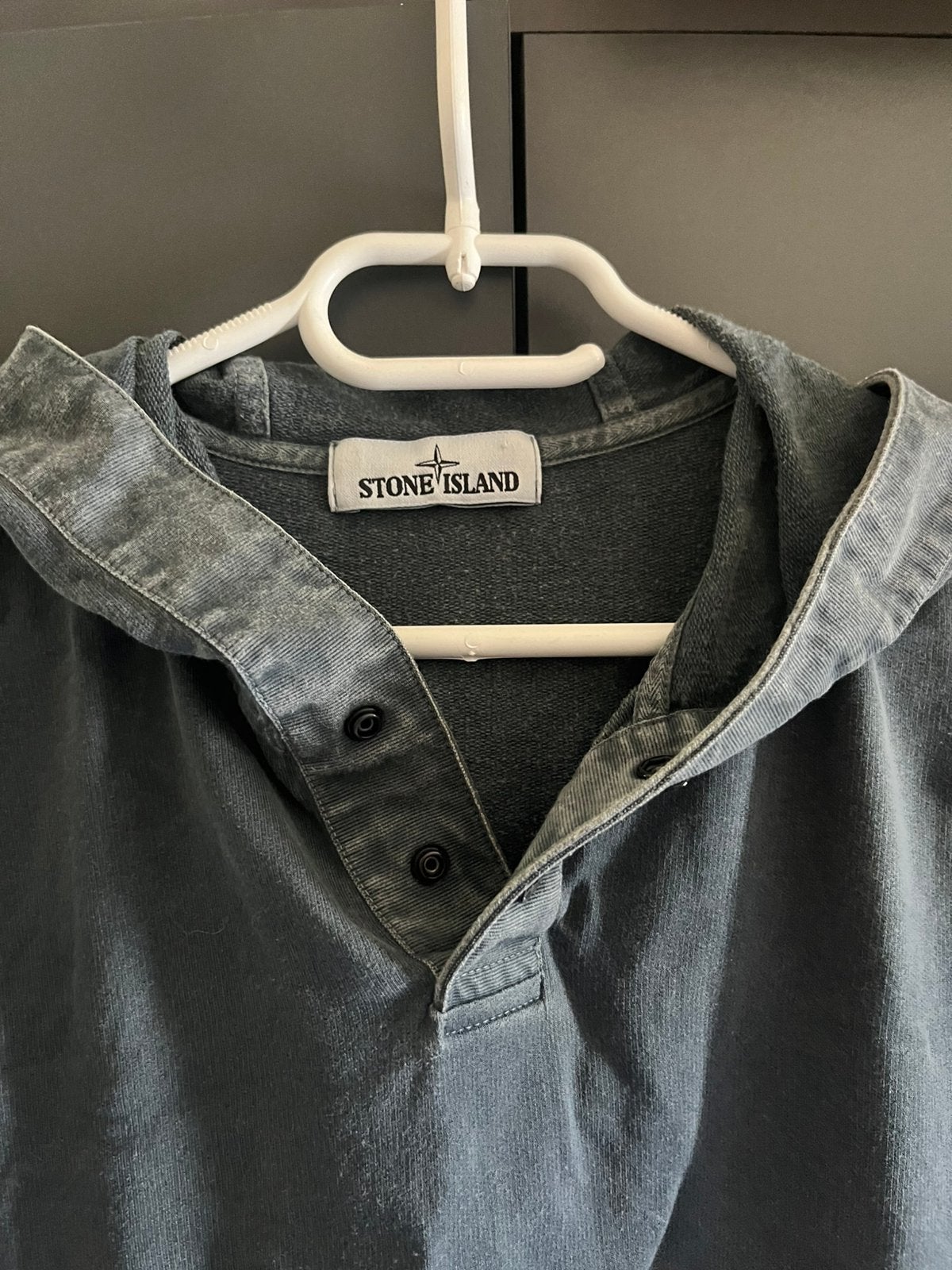 Stone island, Ophalen, Zo goed als nieuw, Maat 48/50 (M), Grijs