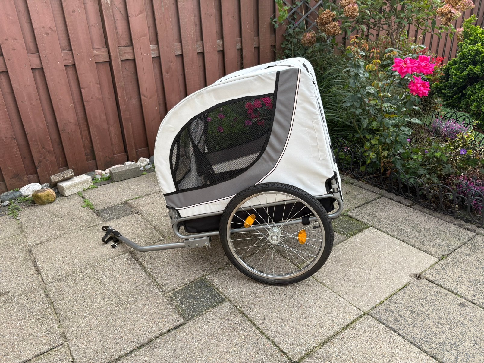 Honden Fietskar tot 50kg, opvouwbaar, Ophalen, Zo goed als nieuw, Hondenkar