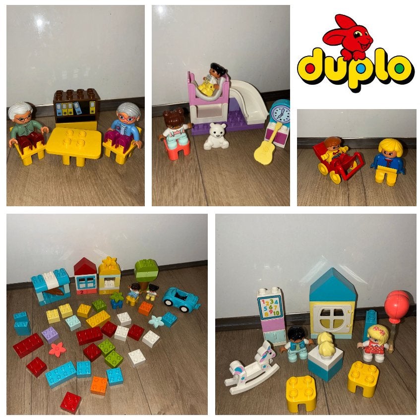 Lego duplo pakket huis opa en oma, kindjes, slaapkamer, Ophalen of Verzenden, Duplo