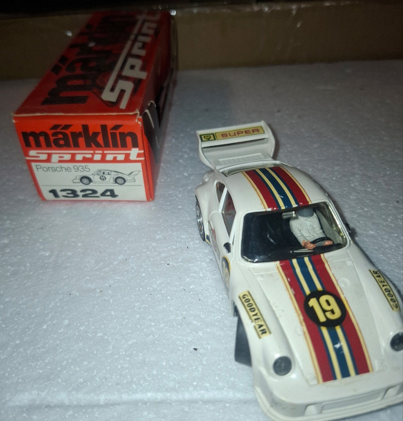 1324 marklin sprint porche raceauto, Overige merken, Racebaan, Ophalen of Verzenden, Zo goed als nieuw